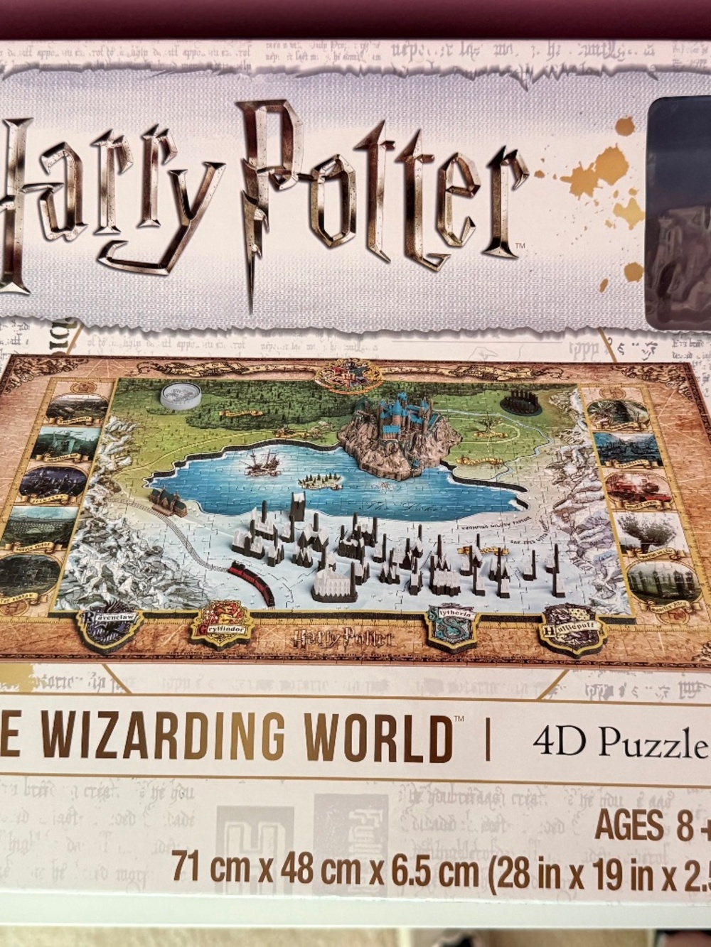 Harry Potter Wizarding World 4D Jigsaw Puzzle Map - New